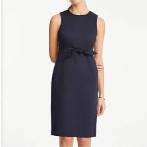 Ann Taylor Navy Midi Dress